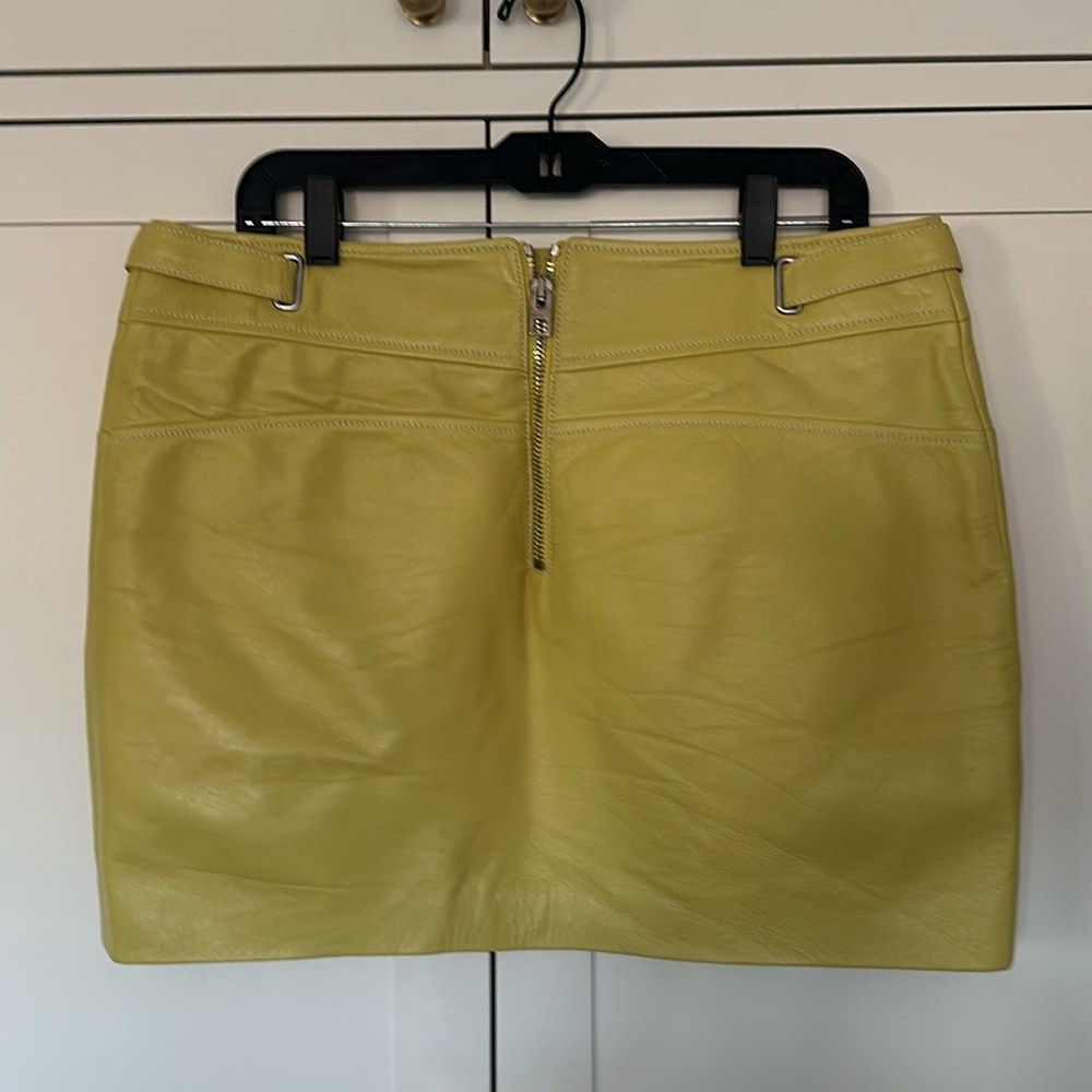 Coach leather miniskirt! - Picture 2 of 2